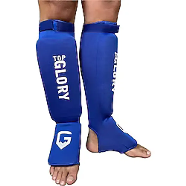 Top Glory Kick Boks Muay Thai Mma Elastik Kaval Koruyucu mavi
