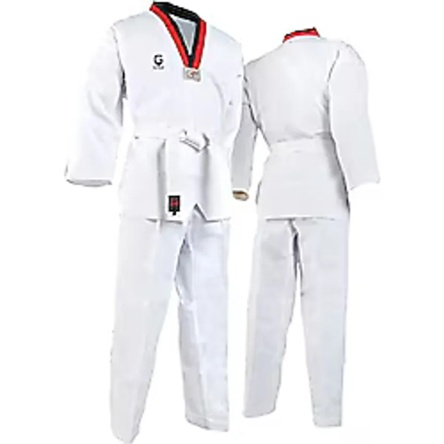 TOP GLORY (T1414) Fitilli Pum Yaka Taekwondo Elbisesi Dobok