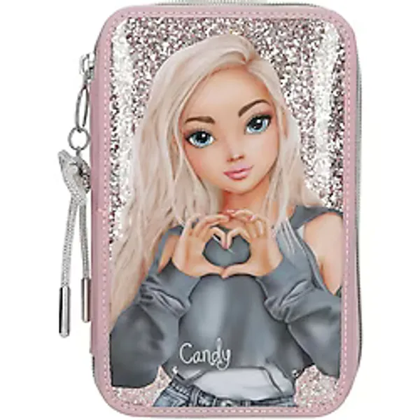 Top Model 2 Katlı İçi Dolu Kalem Çantası My Bff 13293 Çok Renkli