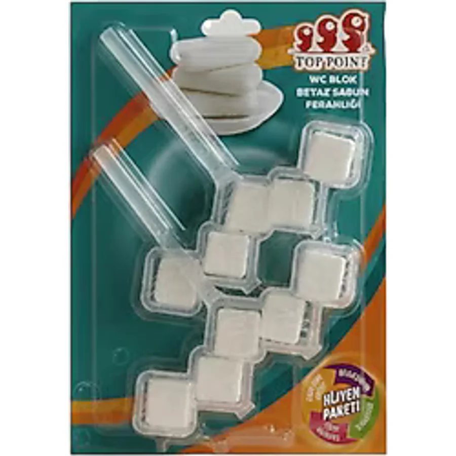 Top Point Wc Blok Beyaz Sabun Ferahlığı 2x50 gr