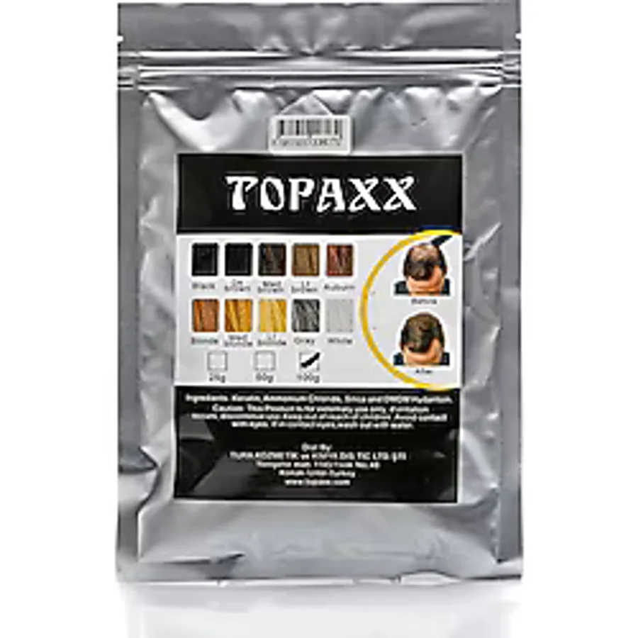 Topaxx 100 Gr Orta Kahve/Medium Brown Saç Fiber Topik Tozu