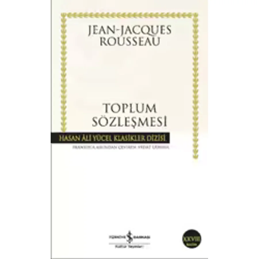Toplum Sözleşmesi - Jean Jacques Rousseau