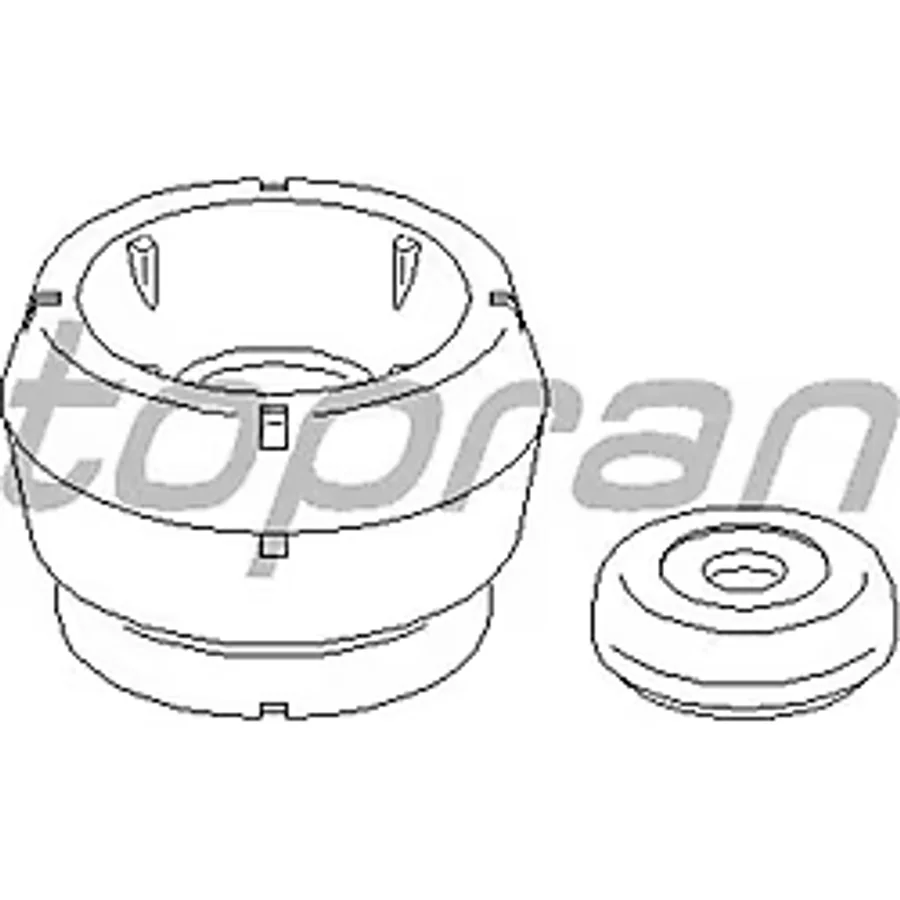 TOPRAN 108561001 Ön Amortisör Takozu-Rulman (VW Golf 98-06 Polo 10- Audi A3 97-03 Seat Ibiza 09-17 Leon 00-06)