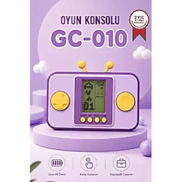 Torima GC-010 Mor El Atarisi Tetris Gameboy Joystick Oyun Kolu Atari