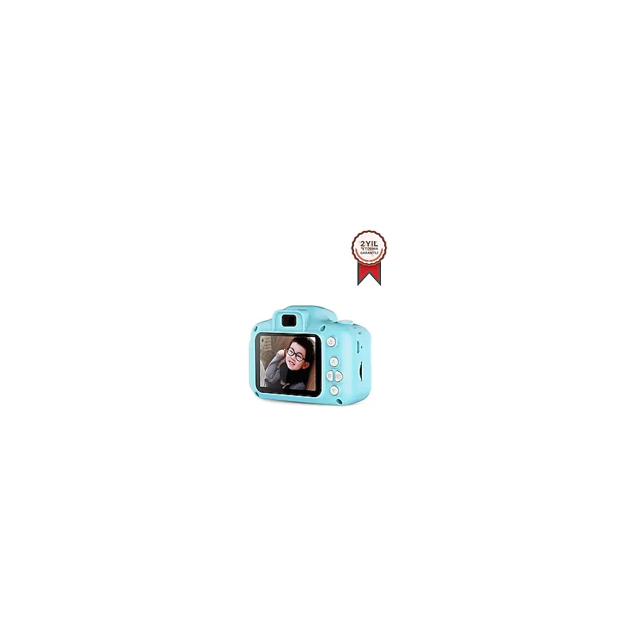 Torima Mavi Renk Mini 1080p Hd Çocuk Kamera Dijital Fotoğraf Makinesi 2.0 Inç Ekran