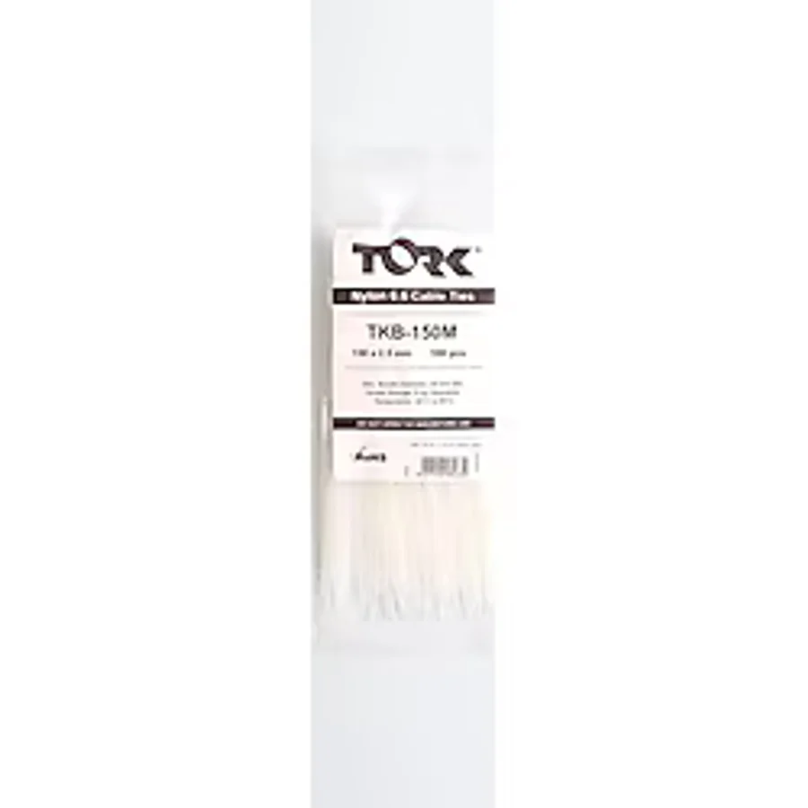 Tork Beyaz Kablo Bağı 2,5x150