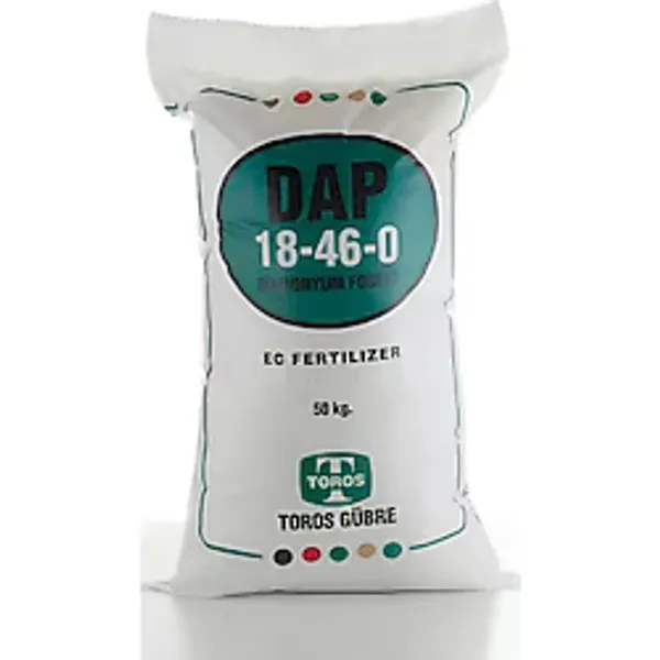 Toros Gübre TOROS DAP 18.46.0 Gübre - Toprak Altı-taban Gübresi - Diamonyum Fosfat Kompoze Gübre - 50 KG