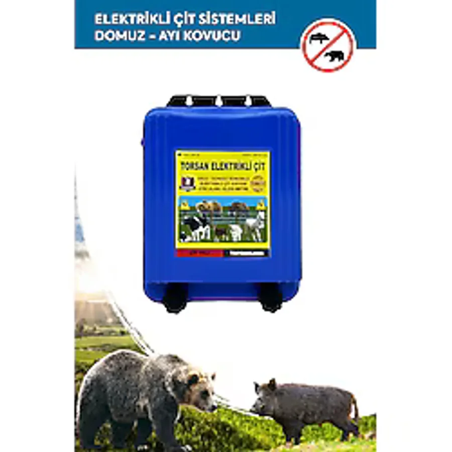 Torsan Elektrikli Çit Cihazı Gece Gündüz Sensörlü
