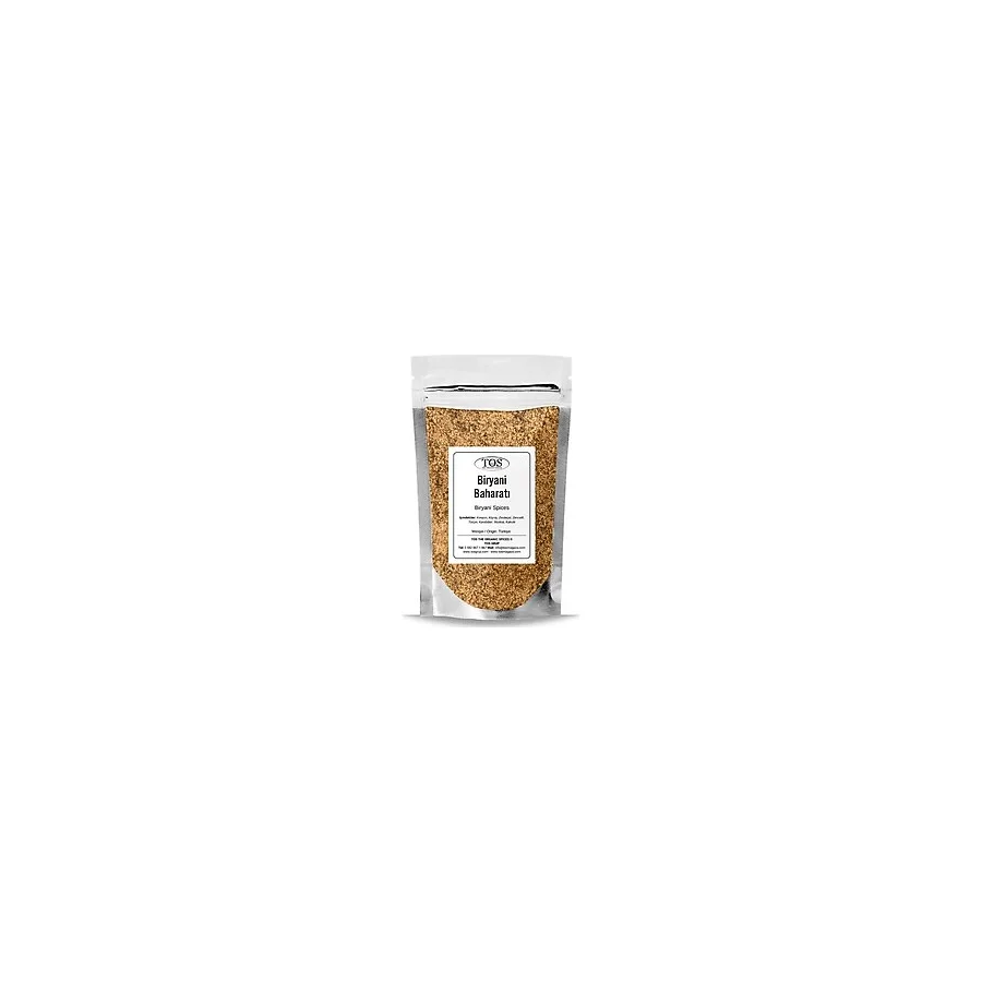 TOS The Organic Spices Biryani Büryan Baharatı 100 gr Biryani Spice - Premium Quality Baharat Karışımı