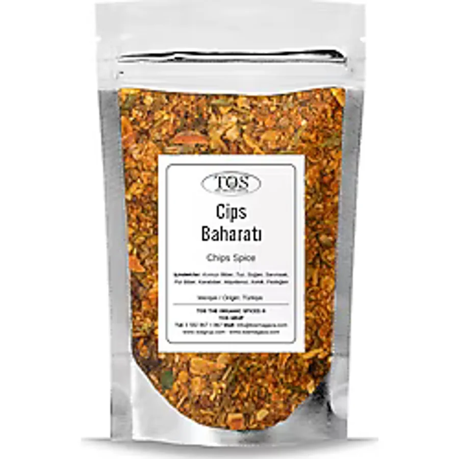 TOS The Organic Spices Cips Baharatı 500 gr Chips Seasoning - Premium Quality Baharat Karışımı