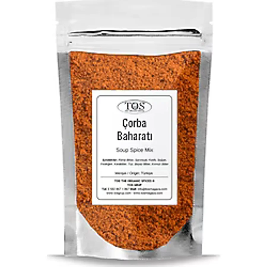 TOS The Organic Spices Çorba Baharatı V1 250 gr Soup Spice Blend - Premium Quality Baharat Karışımı