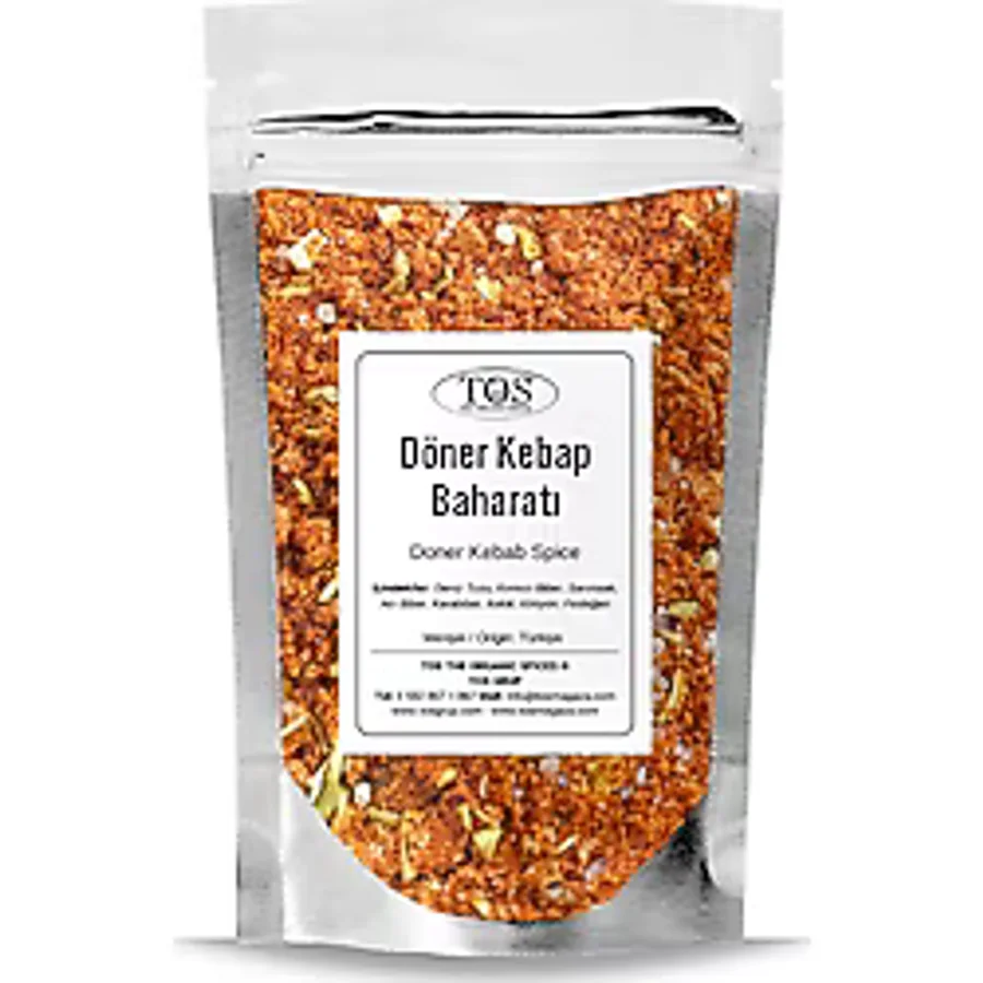 TOS The Organic Spices Döner Kebap Baharatı 100 gr Döner Kebab Spice - Premium Quality Baharat Karışımı