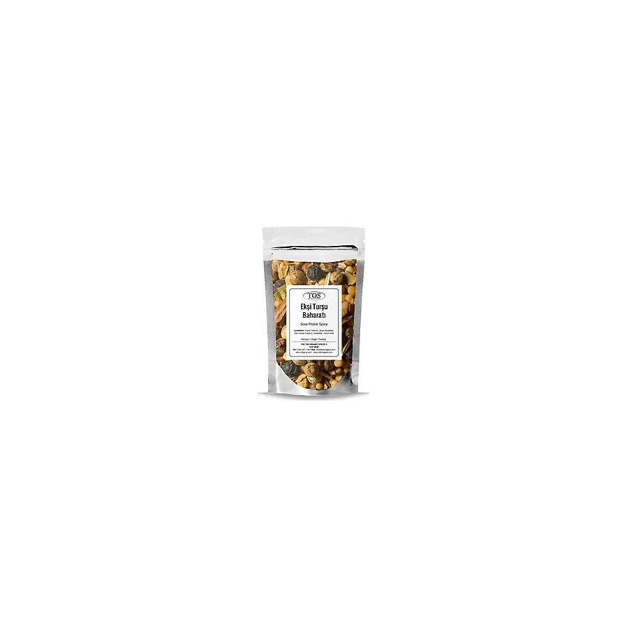 TOS The Organic Spices Ekşi Turşu Baharatı 100 gr Sour Pickle Spice Blend - Premium Quality Baharat Karışımı