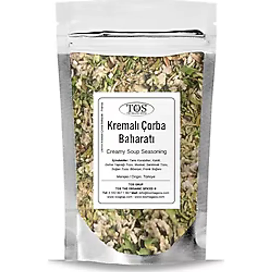 TOS The Organic Spices Lila'nın Kremalı Çorba Baharatı 100 gr - Dünya Mutfakları Koleksiyonu