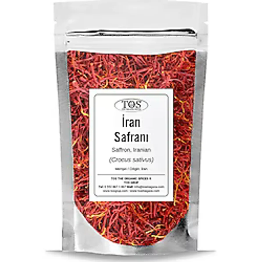 Tos The Organic Spices Safran İran 1 G Crocus Sativus