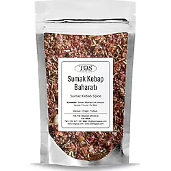 TOS The Organic Spices Sumak Kebap Baharatı 250 gr Premium Quality Baharat Karışımı, TOS3870P