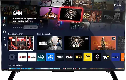 Toshiba 43UV1563DT 4K Ultra HD 43" 109 Ekran Uydu Alıcılı Smart LED TV