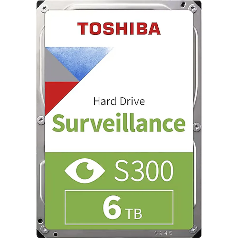 Toshiba S300 Surveillance HDWT860UZSVA SATA 3.0 5400 RPM 3.5" 6 TB Harddisk