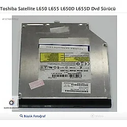 Toshiba Satellite L650 L655 L650d L655d Dvd Sürücü