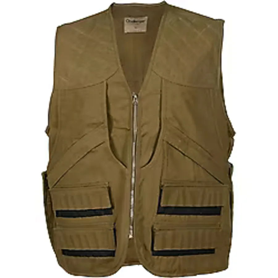 Tough Challenger Outdoor Ullr Erkek Avcı Yeleği Yırtılmaya Dayanıklı Çok Cepli Av Torbalı Fişeklikli - 702 002 - 3XL - Toprak