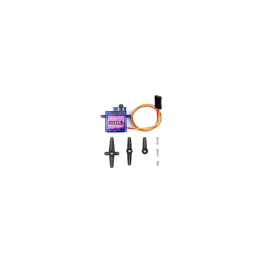 Tower Pro SG92R 12gr Micro Servo Motor 2.5Kg 4,8V Plastik Dişli Dijital DIY Robot RC Uçak RC Araba