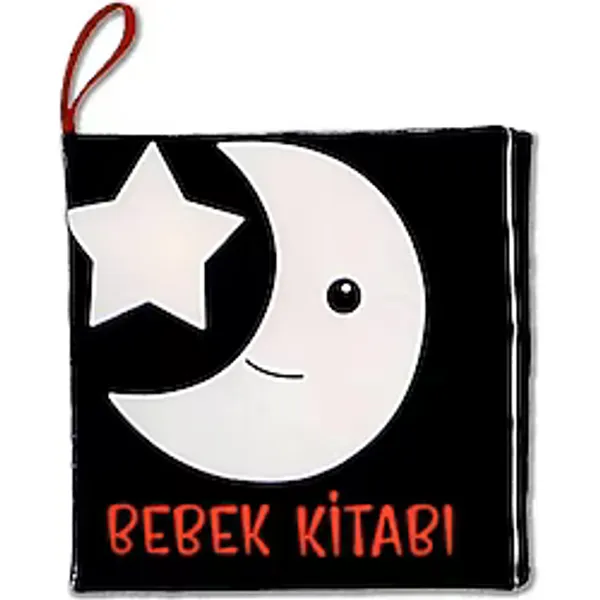 Tox Bebek Siyah-Beyaz Kumaş Sessiz Kitap T397 - Bez Kitap , Eğitici Oyuncak , Yumuşak ve Hışırtılı