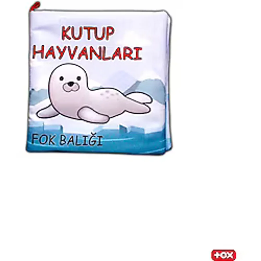 Tox Kutup Hayvanları Kumaş Sessiz Kitap T056 - Bez Kitap