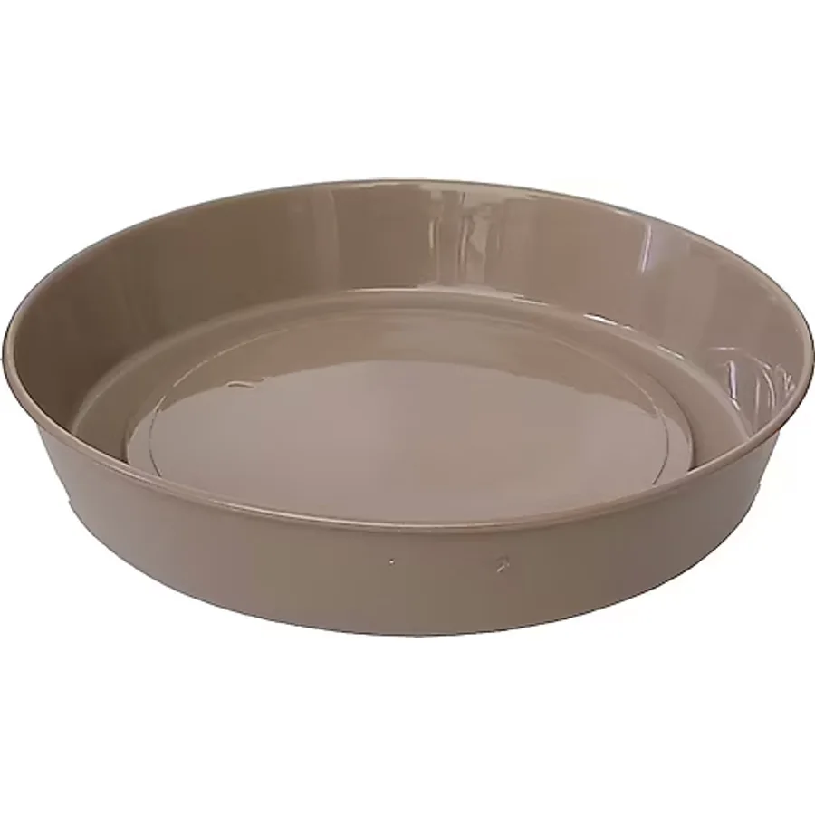 ToXA Saksı Tabağı 15.5cm Klasik Tabak No6 Tabak Kahve Serinova Parlak Plastik Altlık