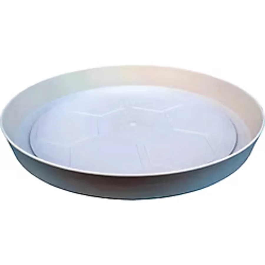 ToXA Saksı Tabağı 16,5cm Yalı Vaha No4 Tabak Kirli Beyaz Serinova Saksısı Altlığı 4 Numara Plastik