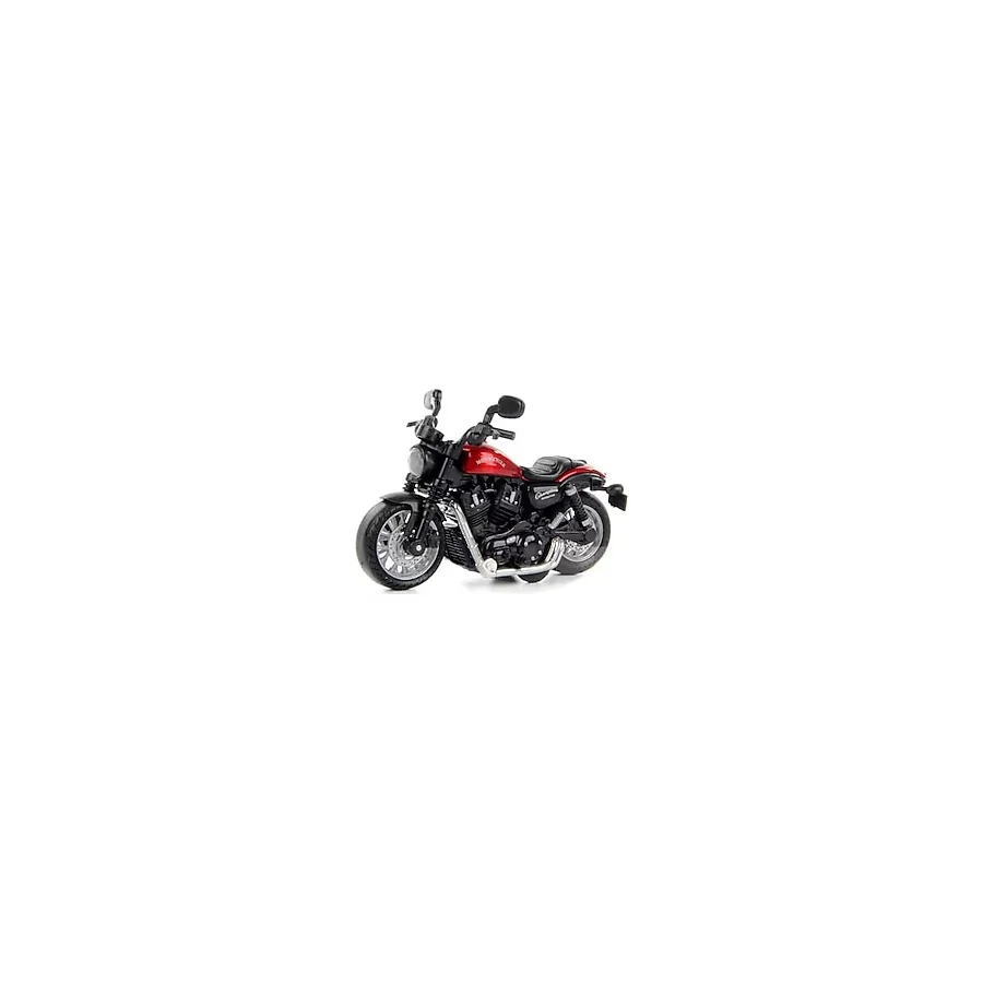Toyaş Çek Bırak1:14 Die-Cast Clasic Motosiklet Hediyelik Chopper Motor Bordo Oyuncak Motosiklet