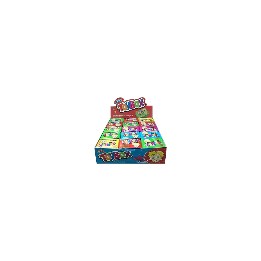 Toybox Oyuncak Dolu Sakız Kutusu 30 x 5 G - Adaçayı Yeşili