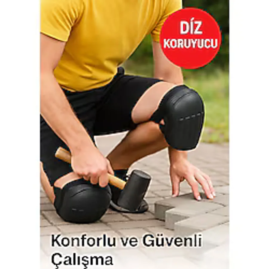 TOYFEST 2 Adet Dizlik Sağlam&hafif Otomobil Tamir, Inşaat Işleri İçin, Su Geçirmez Seramikçi Dizliği