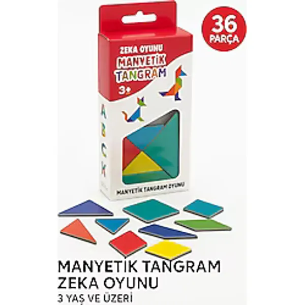TOYFEST Manyetik Tangram Zeka Oyunu - 36 Parça