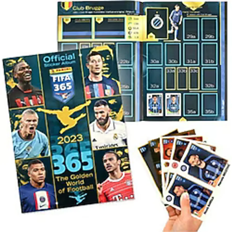 TOYFEST Panini Fifa 365 2023 Futbolcu Stickers Kartları Albümü 2 Paket Stickers