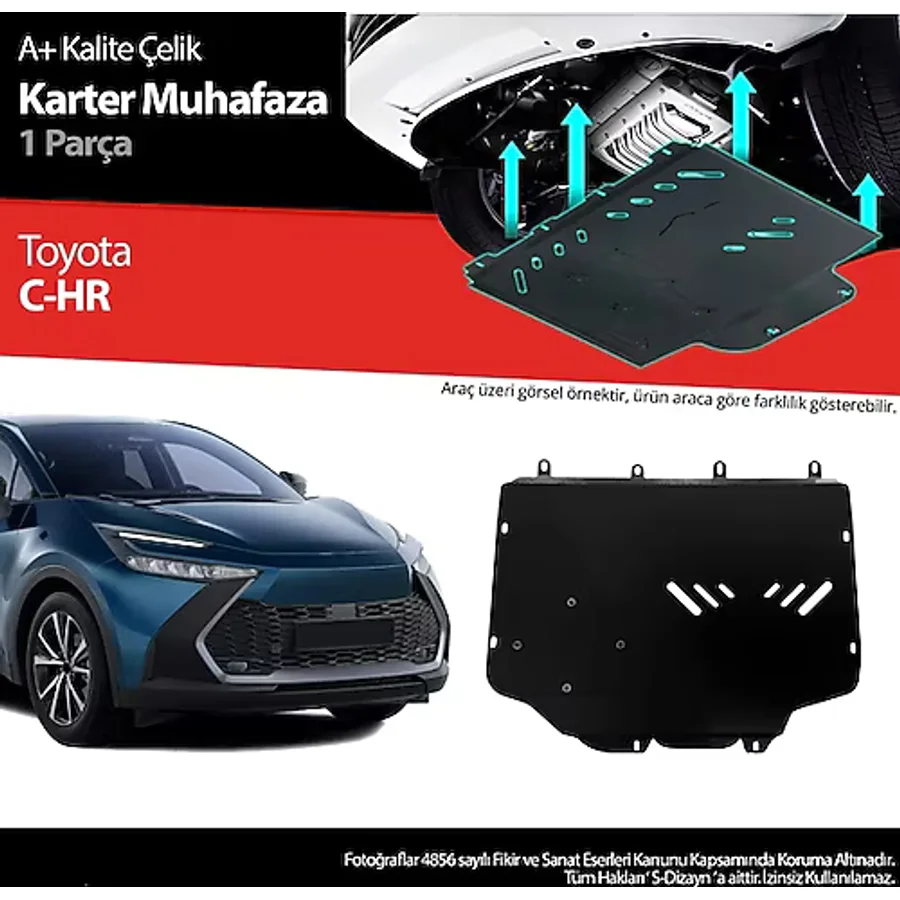 Toyota C-Hr Çelik Karter Muhafaza 2023 2024 2025 2026 2027