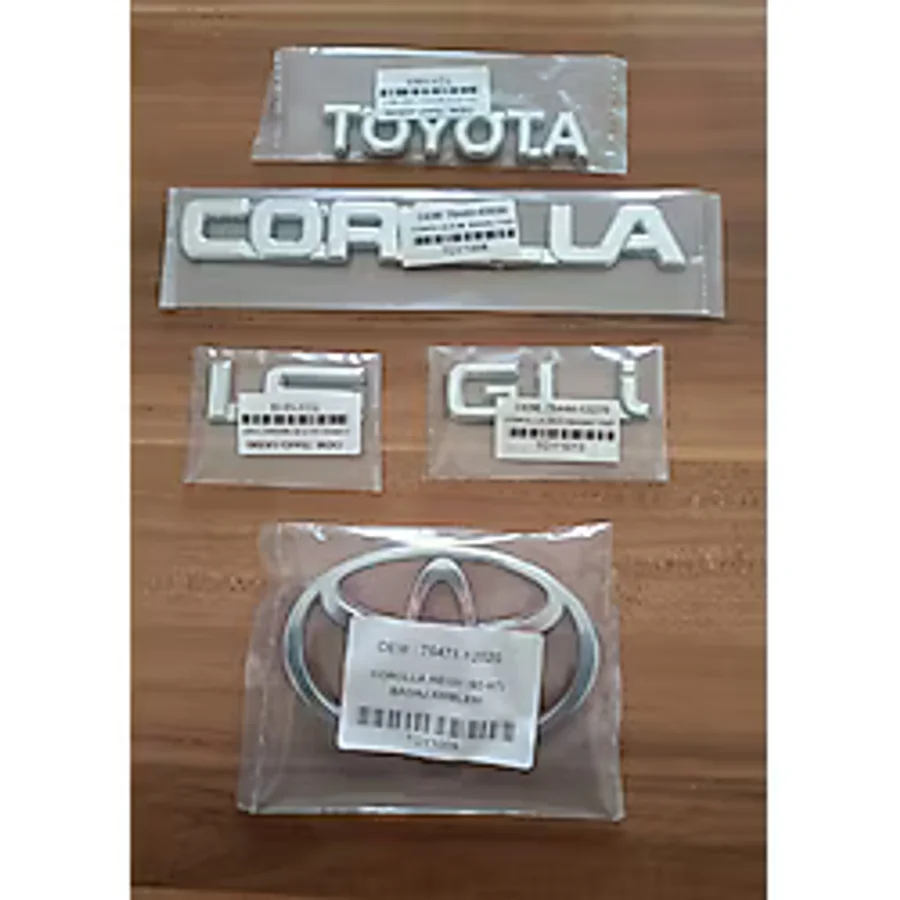 Toyota Corolla 1.6 Gli Bagaj Yazısı Arka Bagaj Arması Ae101 Kasa