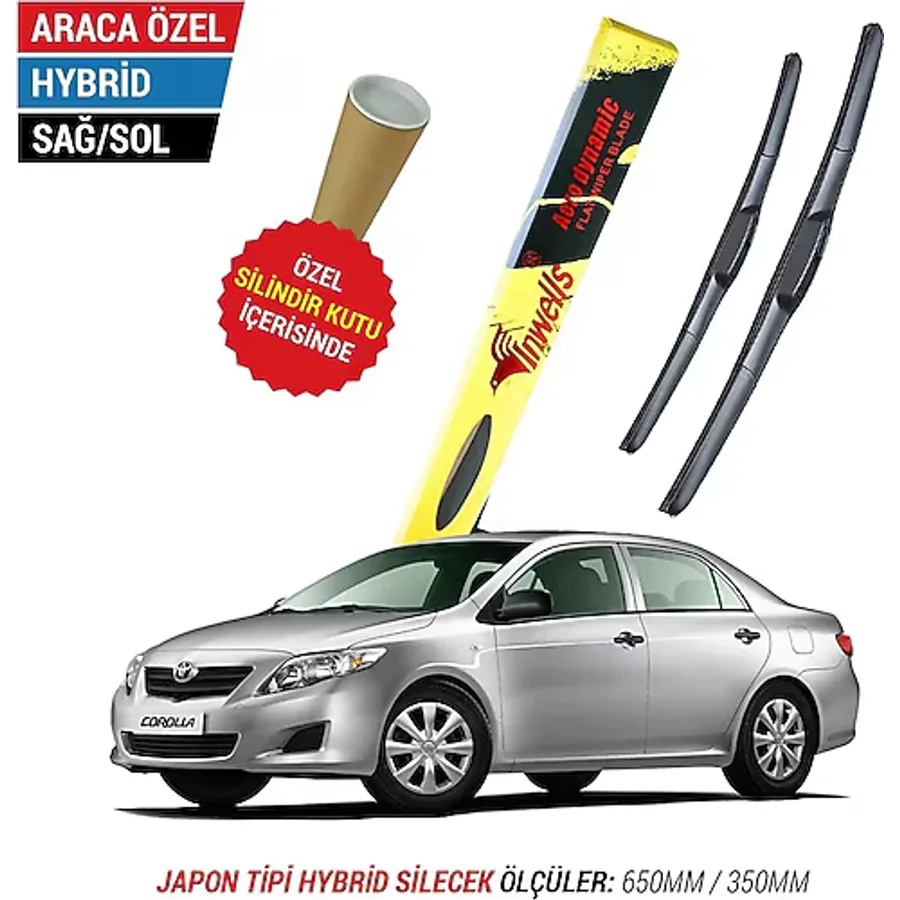 Toyota Corolla Silecek Takımı (2007-2012) İnwells Hybrid