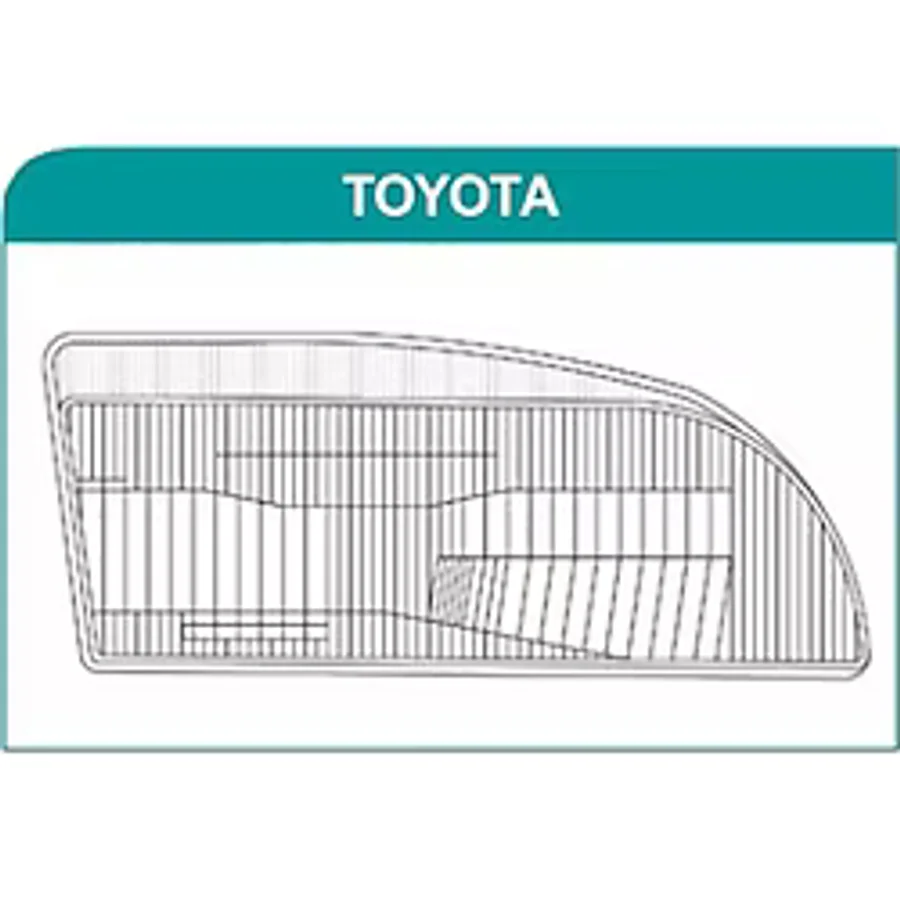 Toyota Corolla Uyumlu Sol Far Cami AE100-AE101 1992-1998 Ayfar 508651139