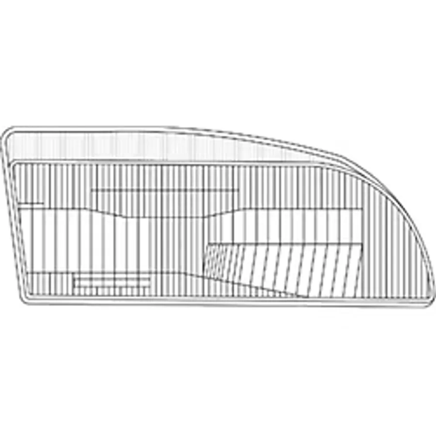 Toyota Uyumlu Corollla Sol Far Camı 1993-1998