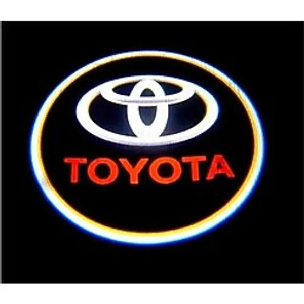 Toyotaaraçlar İçin Pilli Yapıştırmalı Kapı Altı LED Logo-Projektör