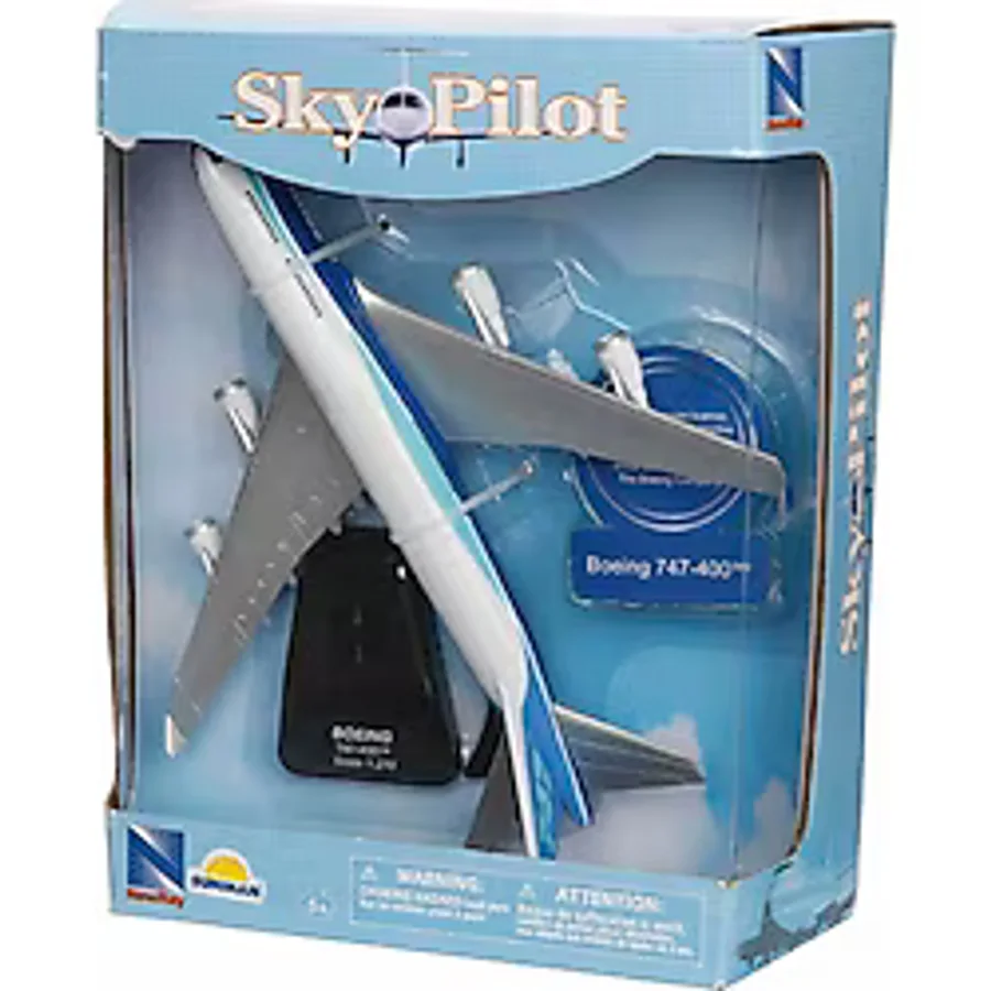 Toyz Dükkanım 1:240/1:270 Sky Pilot Boeing Model Yolcu Uçağı Kız Erkek Çocuk Oyuncak Eğitici Oyuncaklar