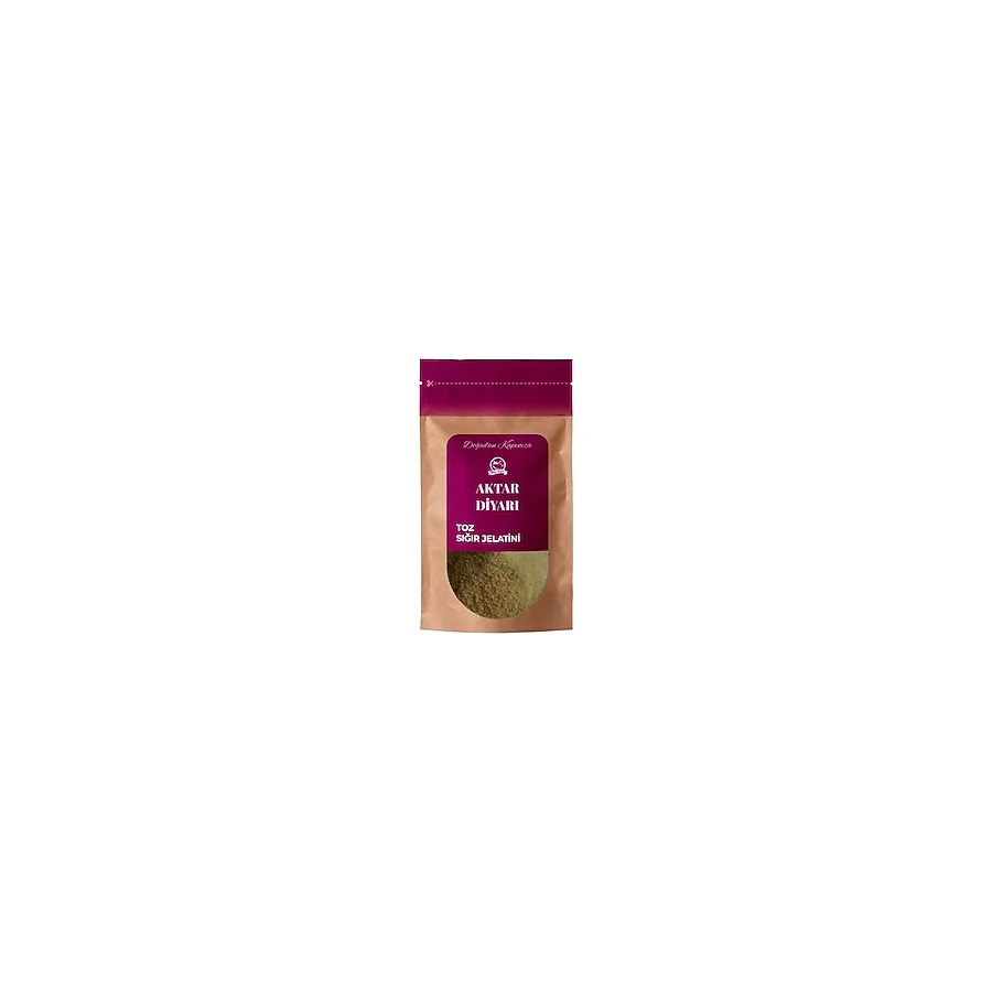 Toz Sığır Jelatin 100 Saf Sığır Domuz İçermez 100 GR