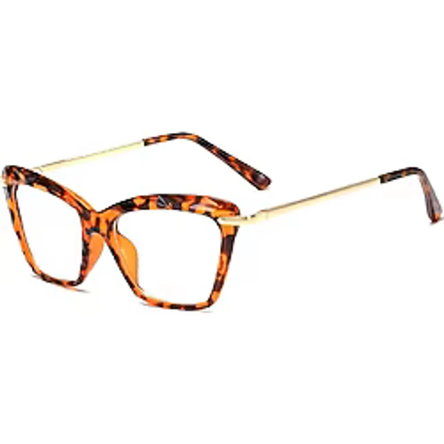 Toz Vintage Pembe Zidora Mavi Işık Korumalı Vintage & Retro Gözlük - Leopar