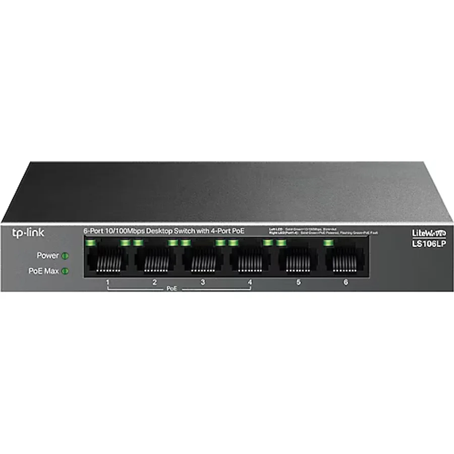 TP-Link LS106LP 6 Port PoE Switch