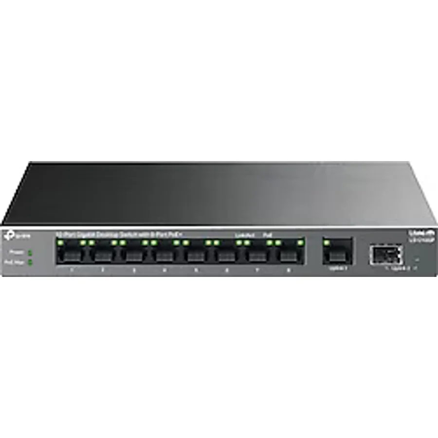 TP-Link LS1210GP 9 Port 10/100/1000 Mbps Gigabit PoE Switch