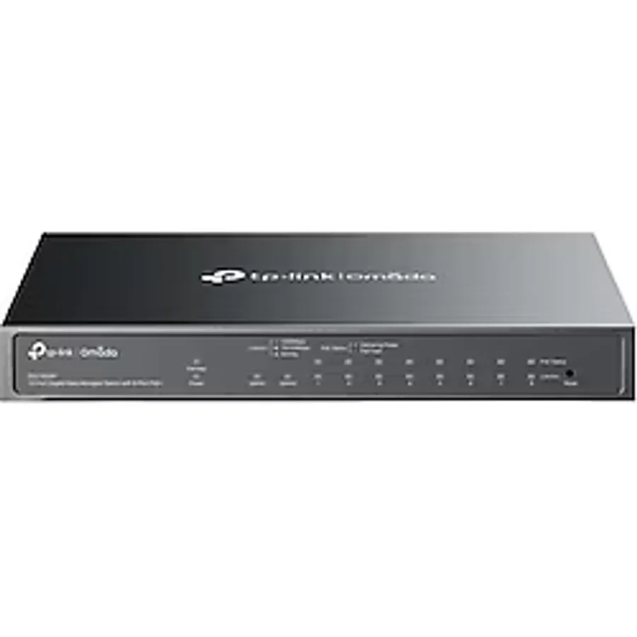 TP-Link Omada ES210GMP 10 Port 10/100/1000 Mbps Yönetilebilir Gigabit PoE Switch