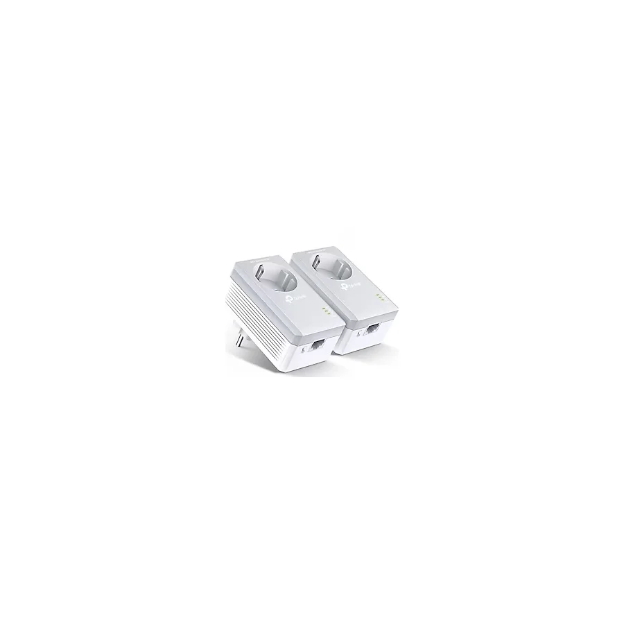 Tp-Link TL-PA4010PKIT 600 Mbps Priz Soketli Powerline Adaptör 2 Port Ethernet Bağlantısı ile