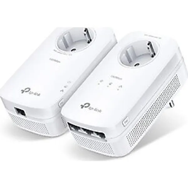 TP-Link TL-PA8033P KIT Powerline Adaptör Priz Soketli AV1300 Kolay Kurulum 3 Gigabit Port
