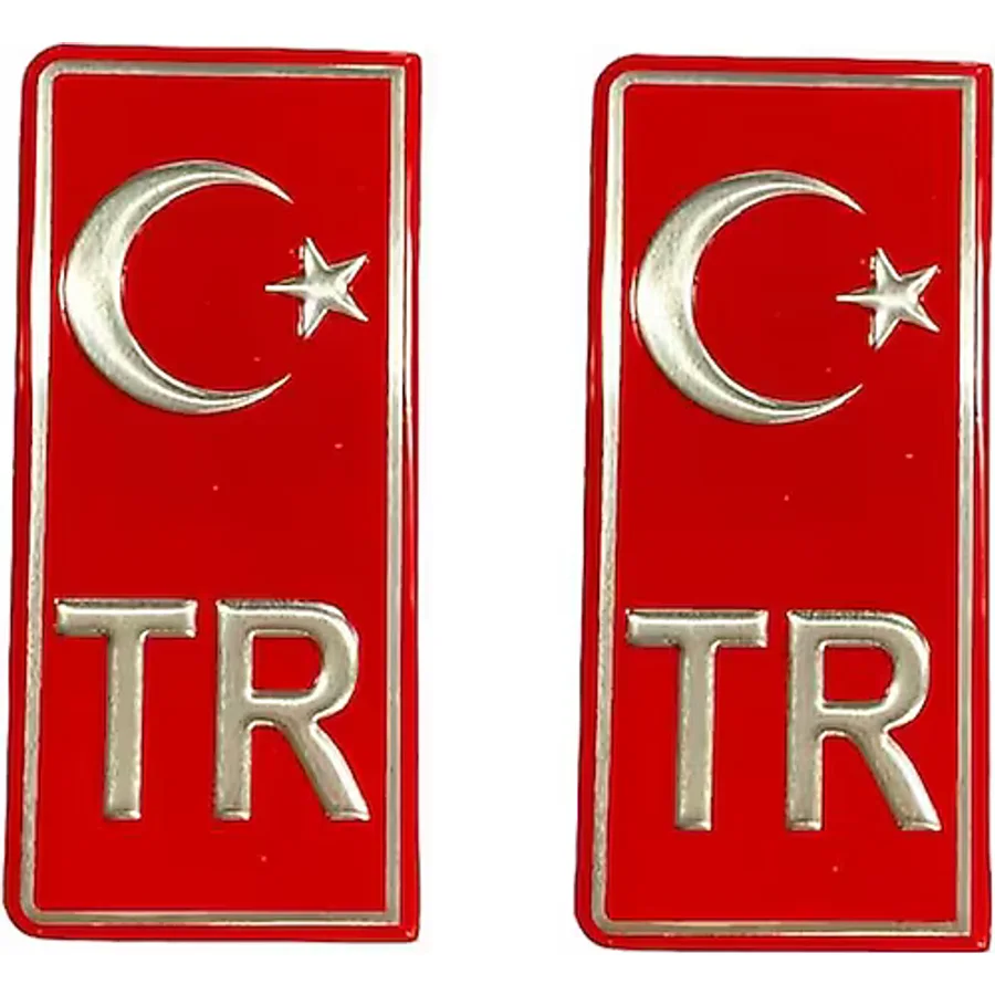 Tr plaka sticker / YACIY01