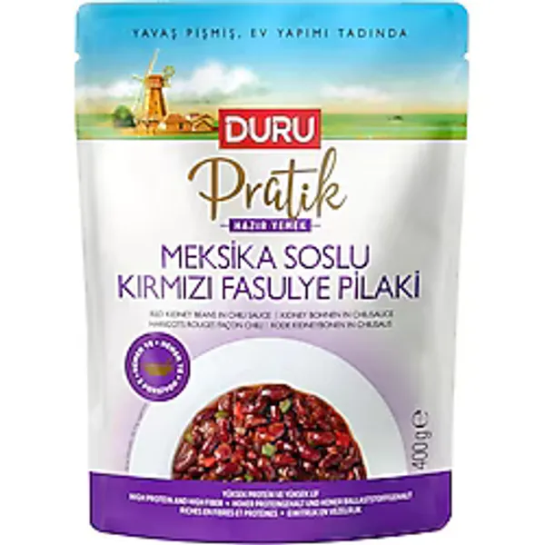 Tr Pratik Meksika Soslu Kırmızı Fasulye Pilaki 400 G - Hazır Yemek, Pratik ve Lezzetli Öğün